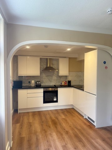 Modern open-plan kitchen in one of our homes